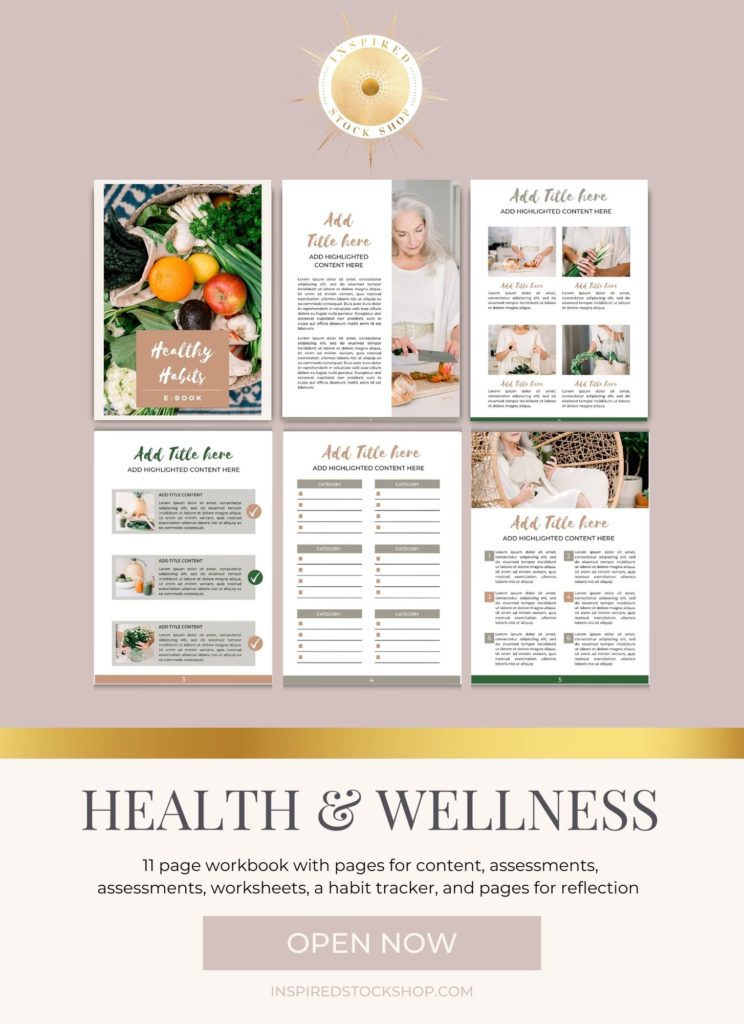 Health & Wellness Workbook - Inspired Stock Shop