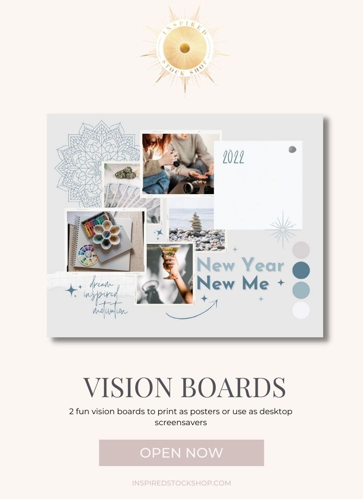 Desktop Vision Board - Inspired Stock Shop