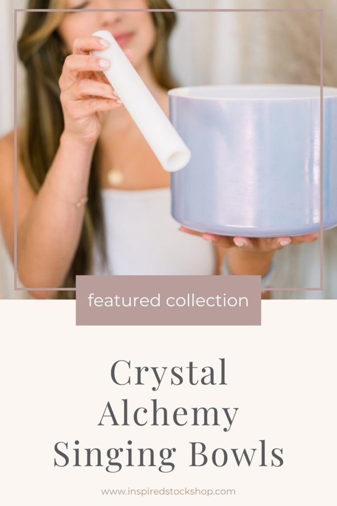 Crystal Alchemy Singing Bowl Stock Photo Collection