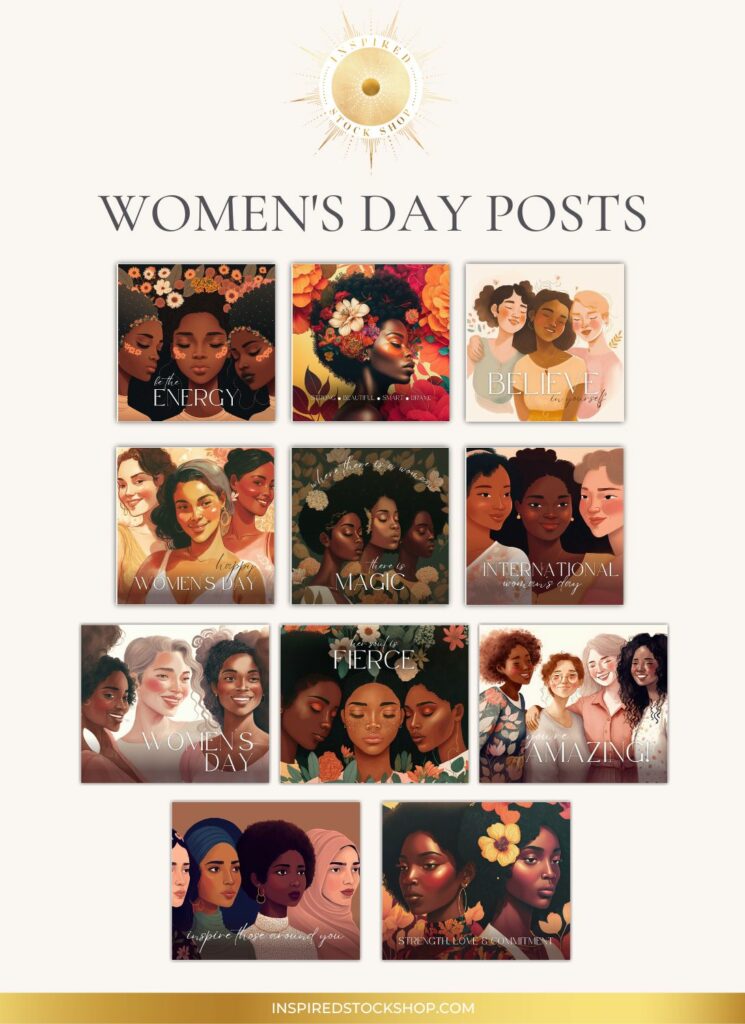 Women's Day Posts - Inspired Stock Shop