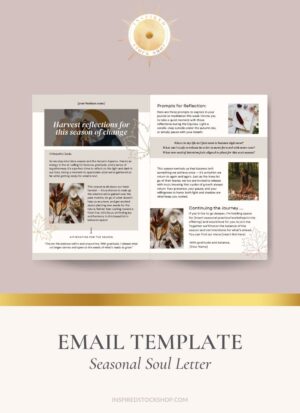 Seasonal Soul Letter Email Template